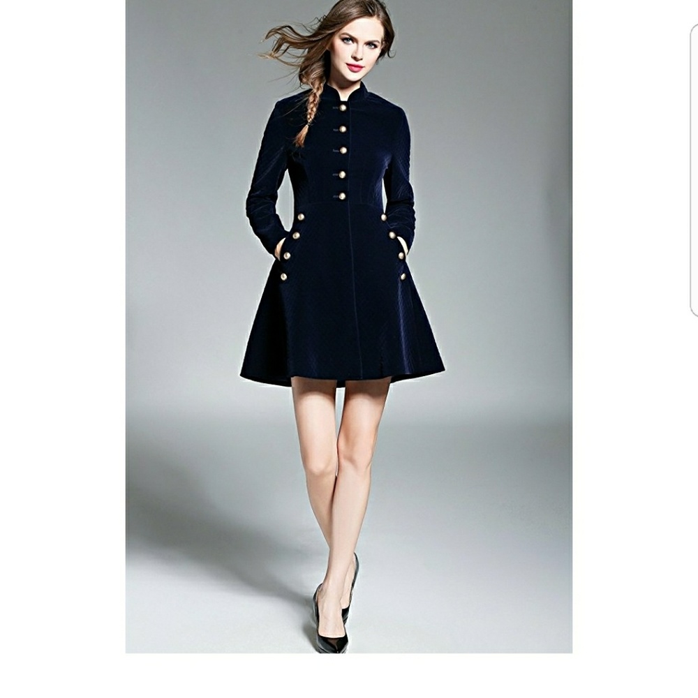 Stephy Conduroy Dress Coat - Picture 5 of 6